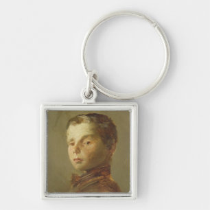 Picture of a Boy, 1875 Key Ring