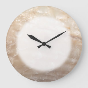 Picture of a shell. large clock