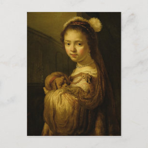 Picture of a Young Girl Postcard