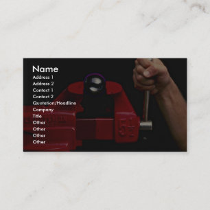 Picture of Bubble and vice Business Card
