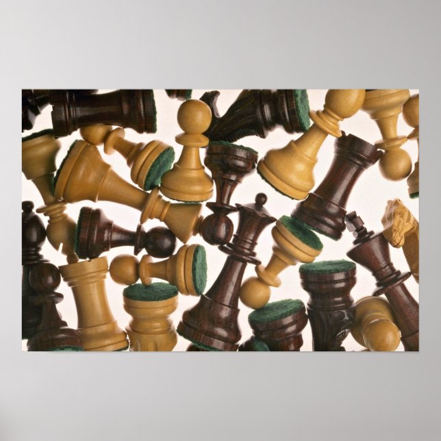 Picture of Chess pieces Poster (Front)