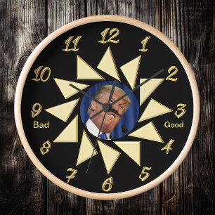 Picture of Donald Trump Clock