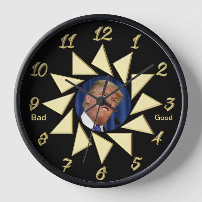 Picture of Donald Trump Clock (Front)