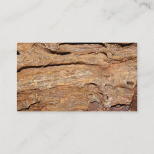 Picture of Fossilised Wood. Business Card