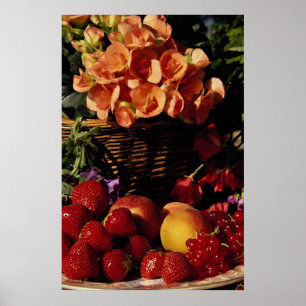 Picture of Fruit and flowers Poster