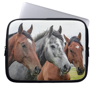 Picture of horses laptop sleeve