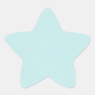 Picture of Light Turquoise Leather. Star Sticker