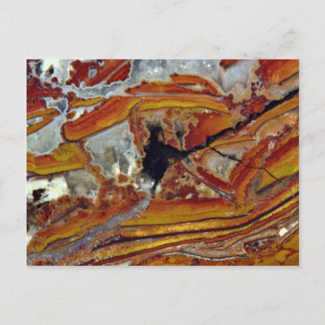 Picture of Orange and yellow jasper Postcard (Front)