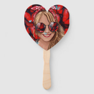 Picture of person fan for party or bachelorette