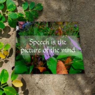 Picture of the mind wisdom greenery poster