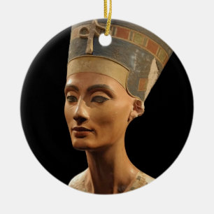 Picture of the Nefertiti Bust in Neues Museum Ceramic Ornament