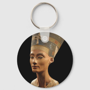 Picture of the Nefertiti Bust in Neues Museum Key Ring
