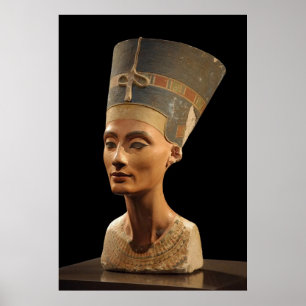 Picture of the Nefertiti Bust in Neues Museum Poster
