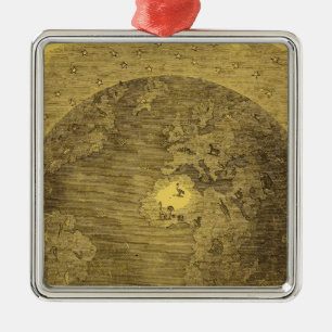 Picture of the World Metal Tree Decoration