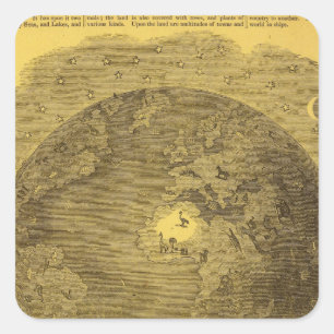 Picture of the World Square Sticker