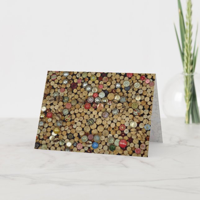 Picture of Wine corks Card (Front)