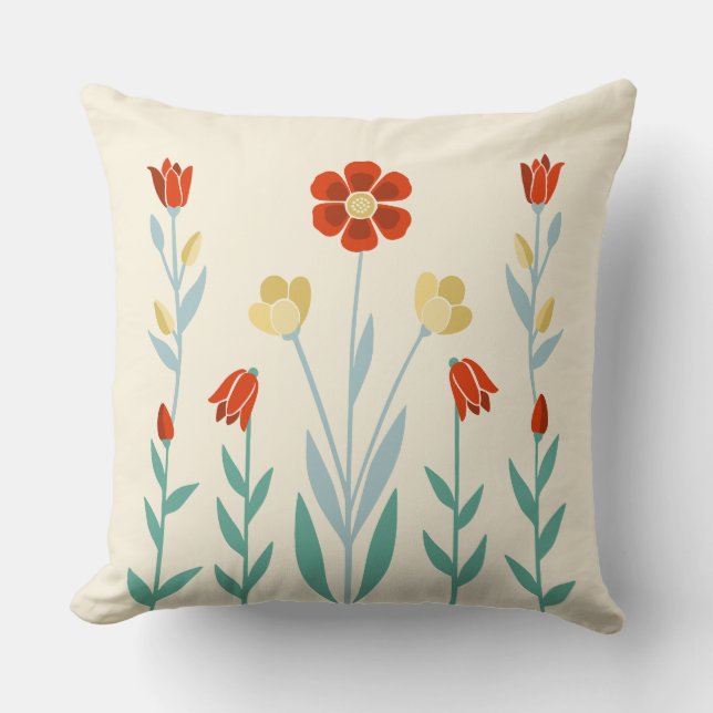 Picture Perfect Garden Cream Cushion (Front)