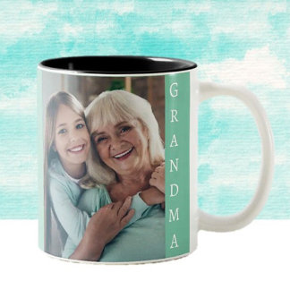 Picture perfect gift for Grandma Two-Tone Coffee M Mug