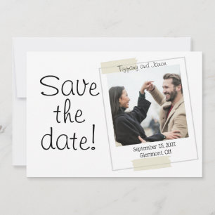 Picture Perfect Photo Style Save the Date Invitation