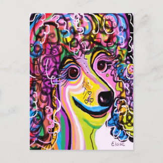 Picture Perfect Poodle Postcard