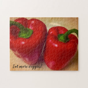 Picture Perfect Red Peppers Jigsaw Puzzle