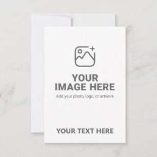 Picture Plus Wording RSVP Card