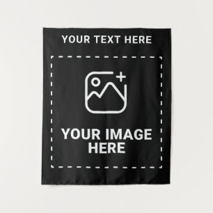 Picture Plus Wording Tapestry