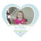 Picture: Polka-dot Heart: Save The Date Stickers