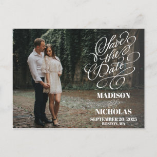 Picture Save The Date Postcard, Single Photo Postcard