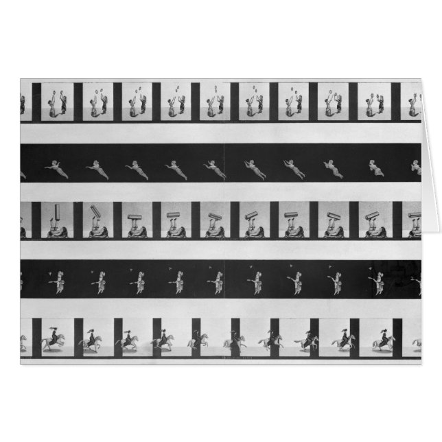 Picture strips for a praxinoscope (Front Horizontal)