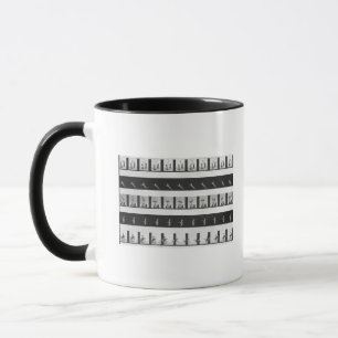 Picture strips for a praxinoscope mug