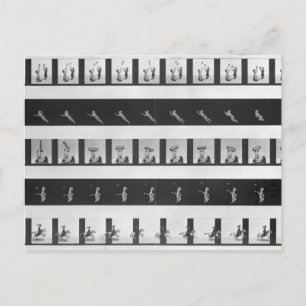 Picture strips for a praxinoscope postcard