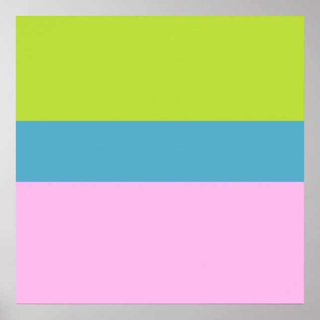 picture three colours art poster (Front)