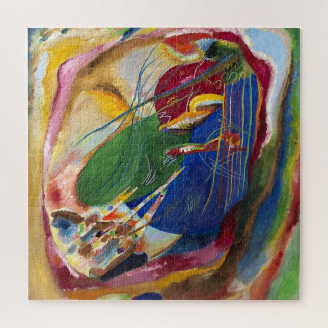 Picture with Three Spots, No.196 by Kandinsky Jigsaw Puzzle (Vertical)