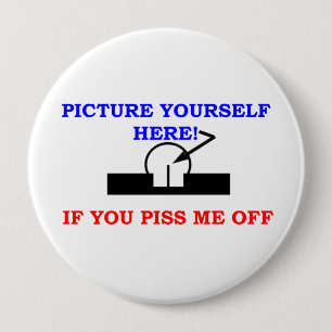 PICTURE YOUR SELF 10 CM ROUND BADGE
