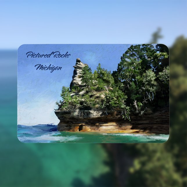 Pictured Rocks In Michigan Magnet (Creator Uploaded)