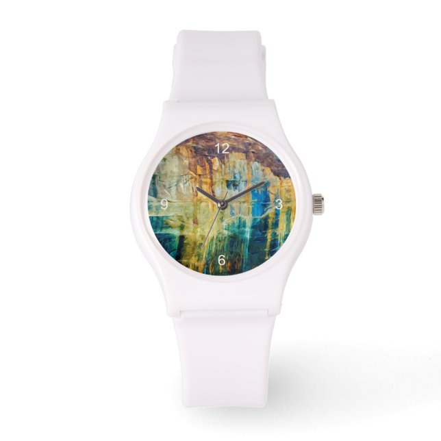 Pictured Rocks National Lakeshore Abstract Watch (Front)