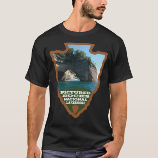 Pictured Rocks National Lakeshore Arrowhead  T-Shirt