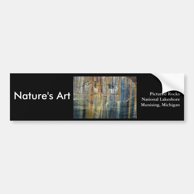 Pictured Rocks National Lakeshore Bumper Sticker (Front)