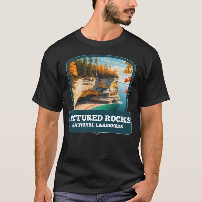 Pictured Rocks National Lakeshore  T-Shirt (Front)