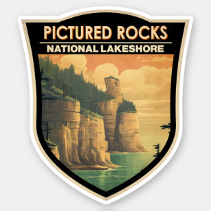 Pictured Rocks National Lakeshore Travel Vintage