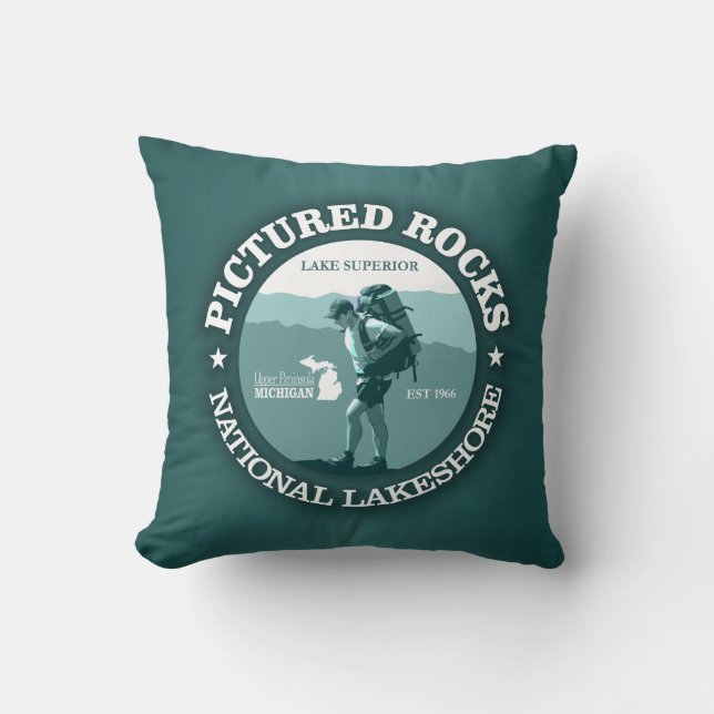 Pictured Rocks NP Cushion (Front)