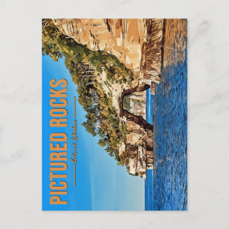 Pictured Rocks Postcard