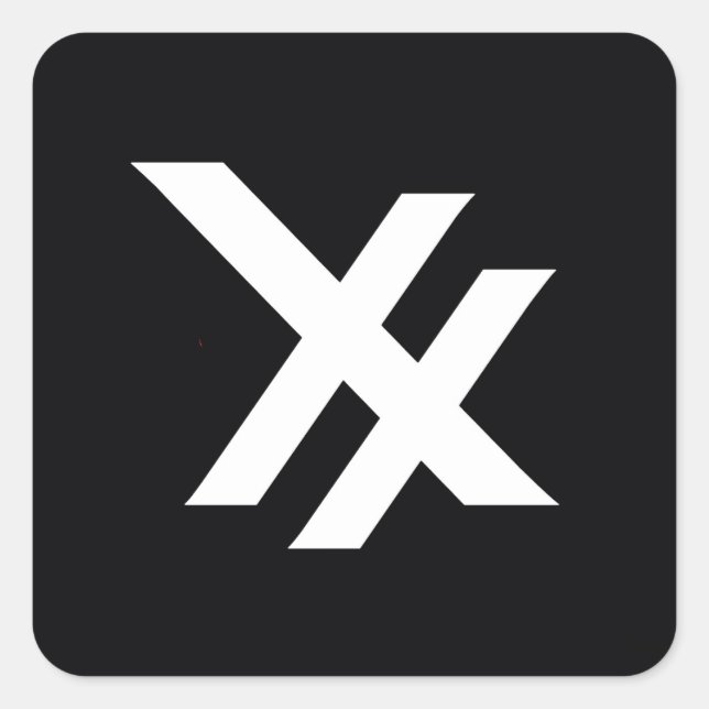 PICTUREPLANE - NEGATIVE SLAVE SQUARE STICKER (Front)