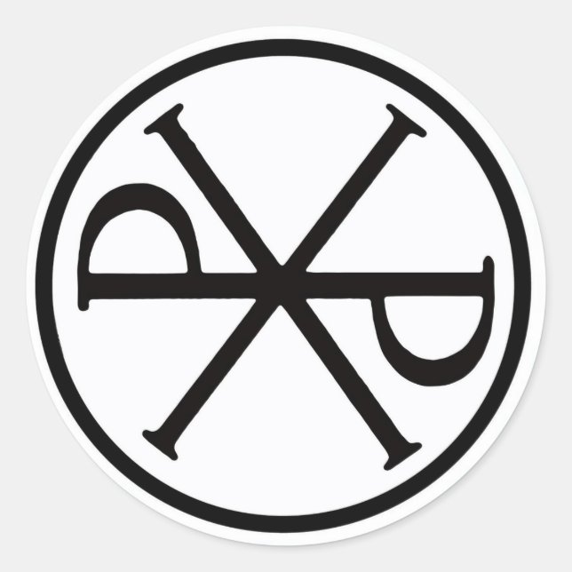 PICTUREPLANE - ROUND LOGO CLASSIC ROUND STICKER (Front)