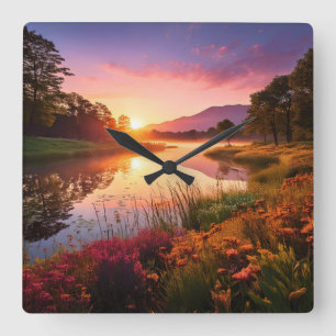 Pictures Clocks (Romantic Landscape)