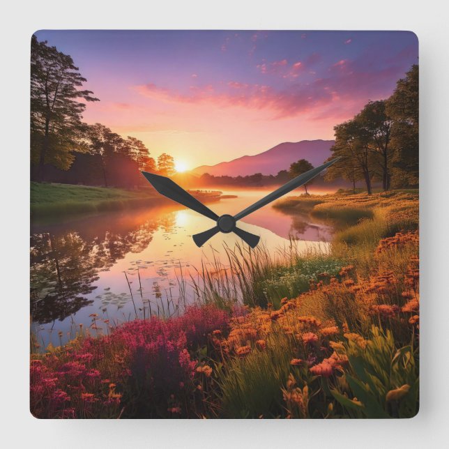 Pictures Clocks (Romantic Landscape) (Front)