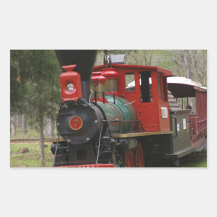 Pictures of locomotive trains rectangular sticker