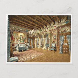 Pictures of the Lohengrin story, drawing room, Ne Postcard