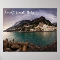 Picturesque Amalfi Coast, Italy Seaside Town